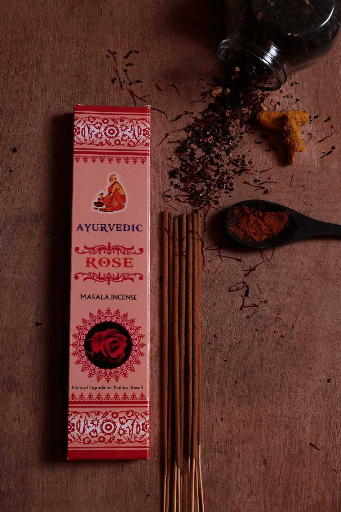 Ayurvedic Rózsa füstölő