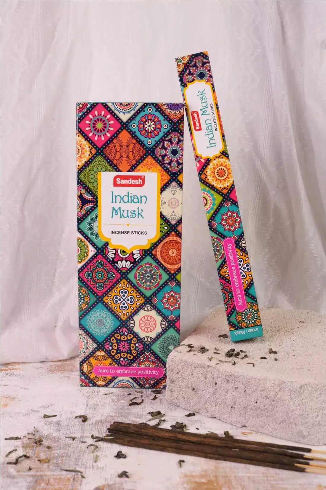 Sandesh Indian Musk Pézsma füstölő